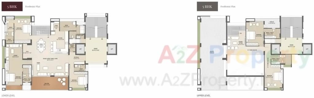 Layout of real estate project Keystone Skyvillas located at Gotri, Vadodara, Gujarat