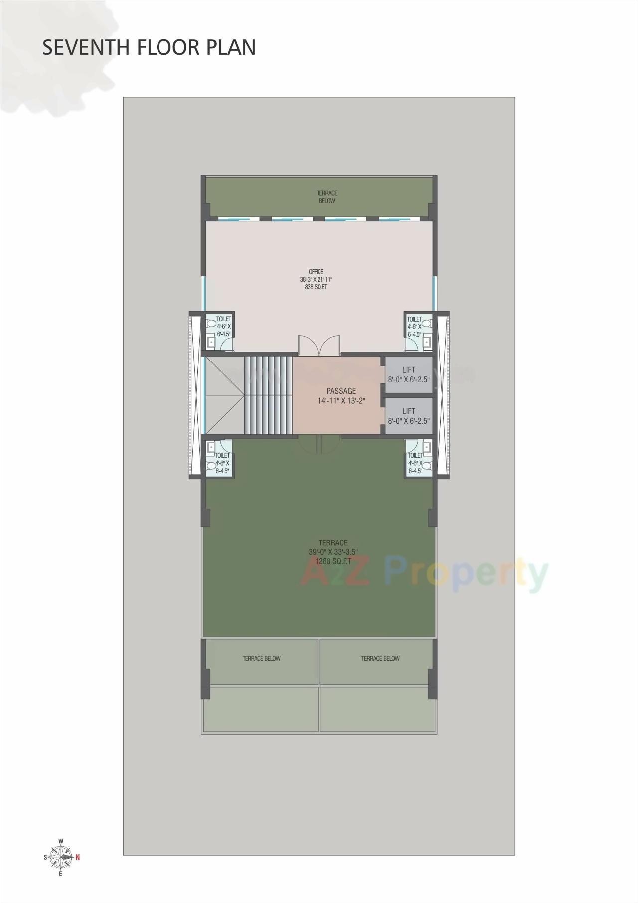 Layout of real estate project Kirti Heights located at Kasba, Vadodara, Gujarat