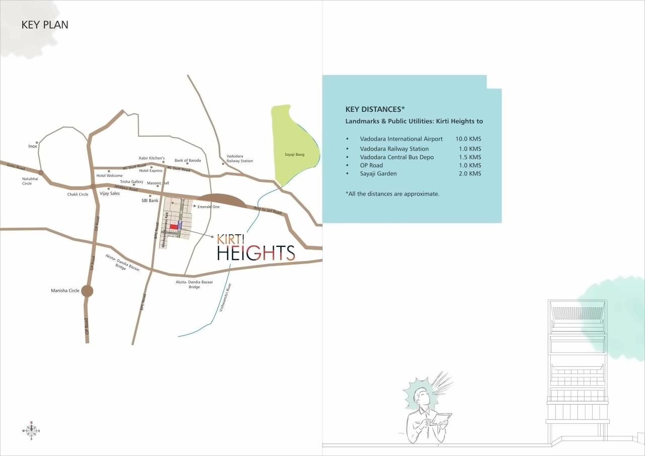  of real estate project Kirti Heights located at Kasba, Vadodara, Gujarat