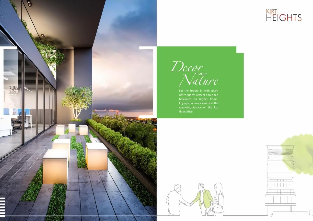 3D Elevation of real estate project Kirti Heights located at Kasba, Vadodara, Gujarat