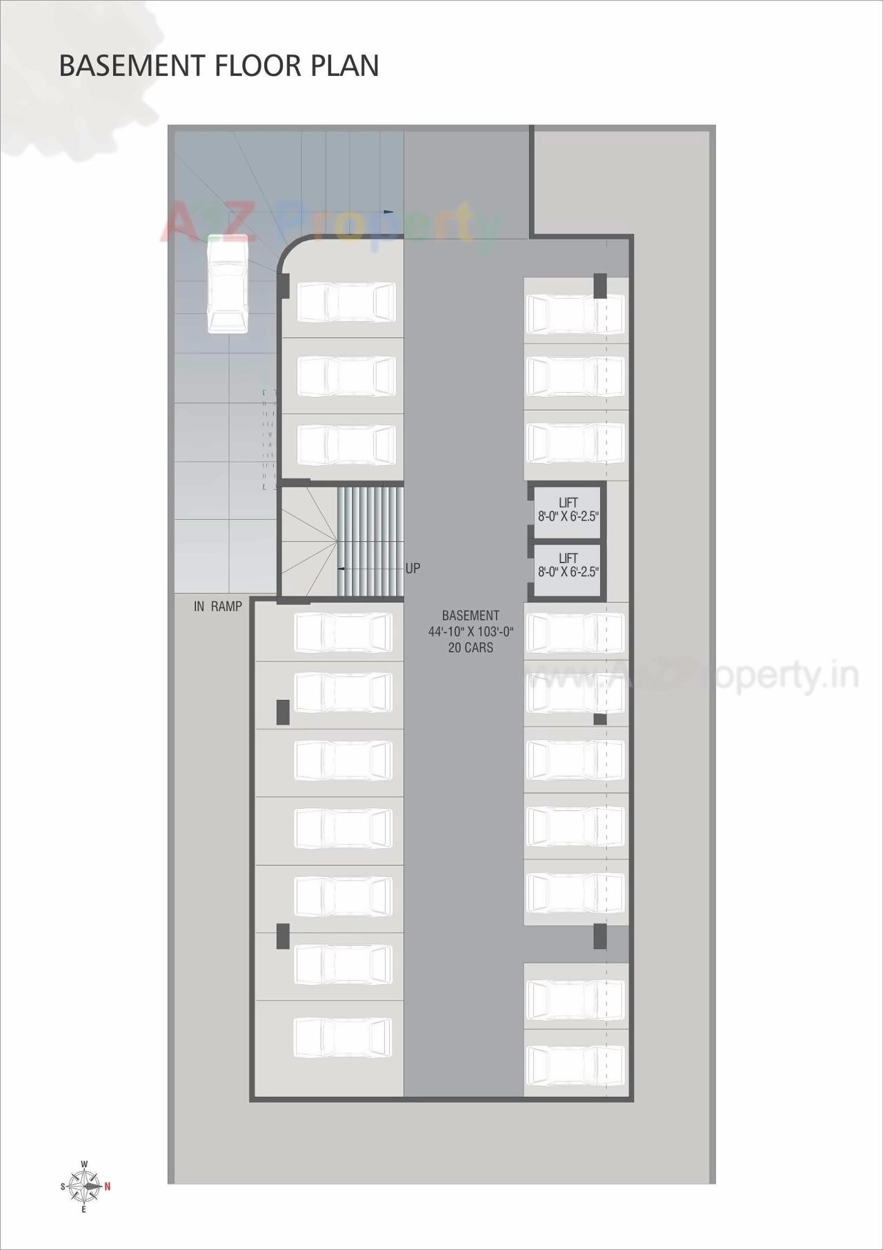 Layout of real estate project Kirti Heights located at Kasba, Vadodara, Gujarat