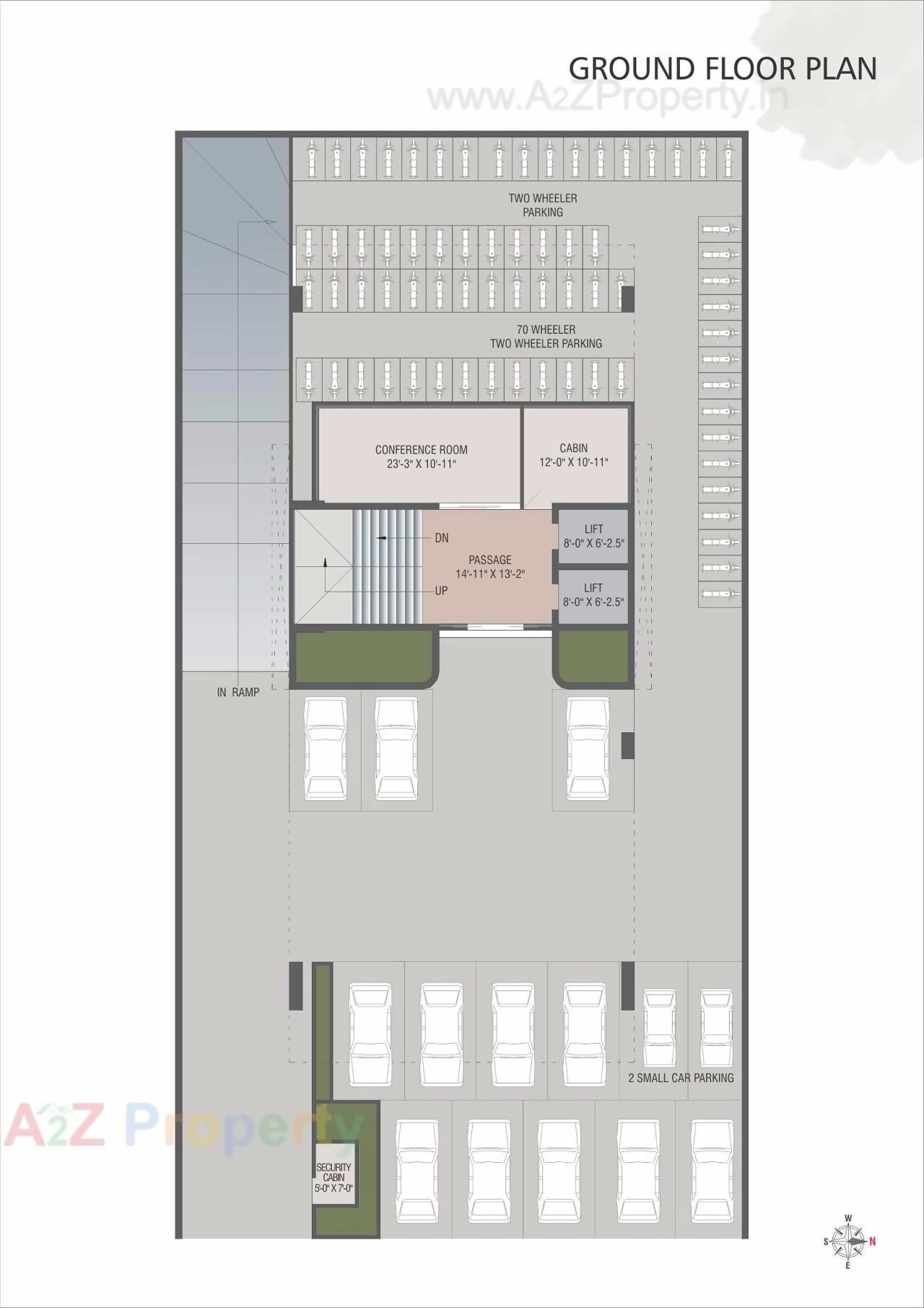 Layout of real estate project Kirti Heights located at Kasba, Vadodara, Gujarat