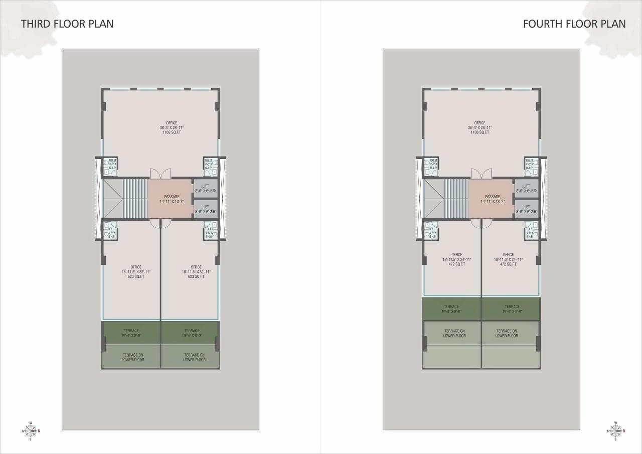 Layout of real estate project Kirti Heights located at Kasba, Vadodara, Gujarat