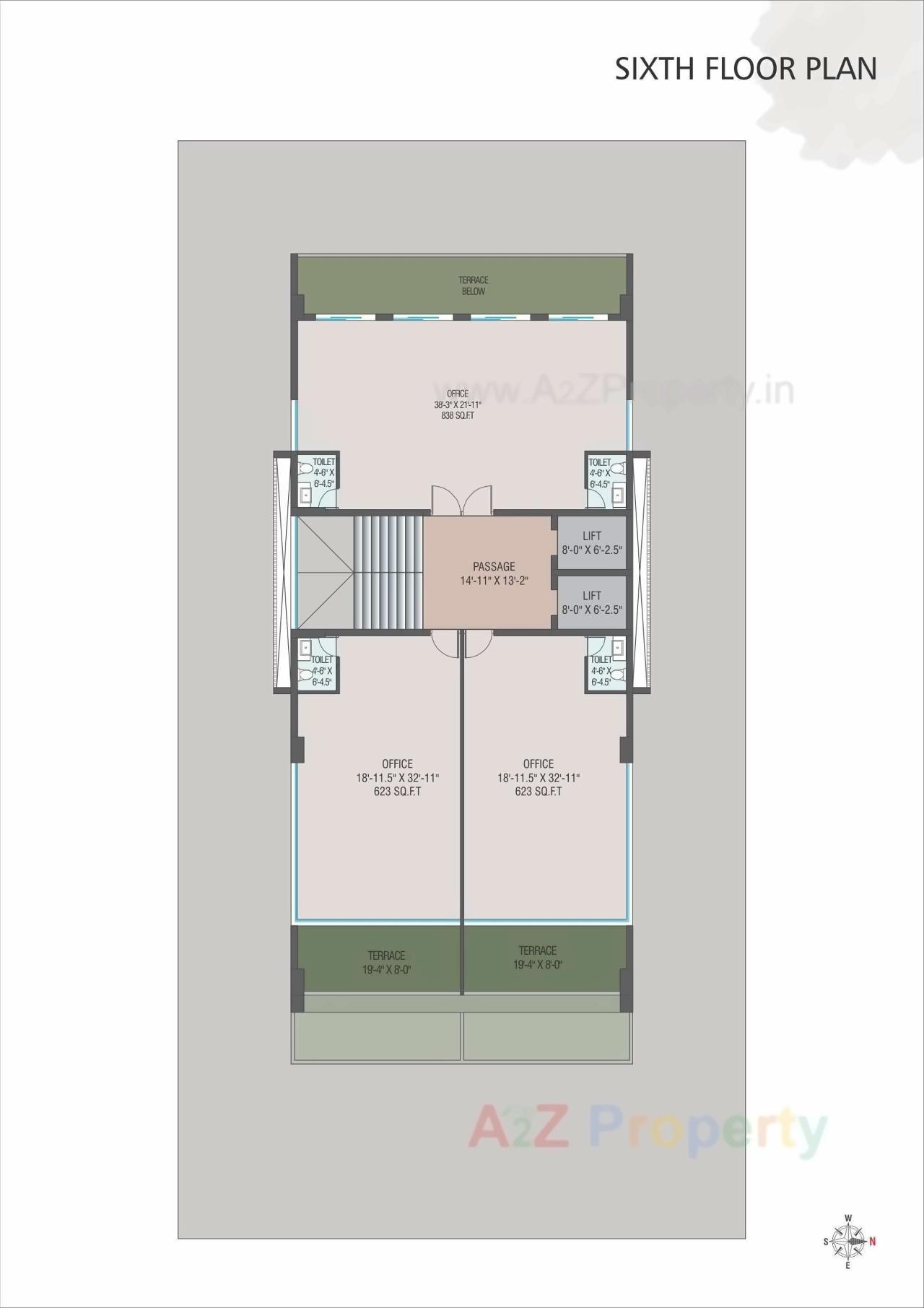 Layout of real estate project Kirti Heights located at Kasba, Vadodara, Gujarat