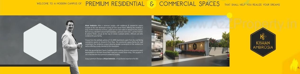  of real estate project Kishan Ambrosia located at Gotri, Vadodara, Gujarat