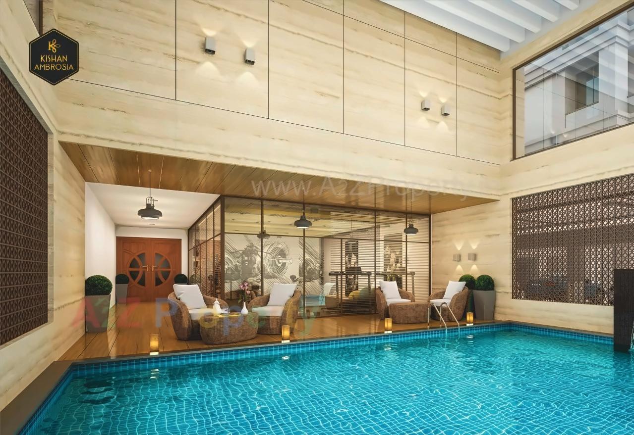 3D Elevation of real estate project Kishan Ambrosia located at Gotri, Vadodara, Gujarat