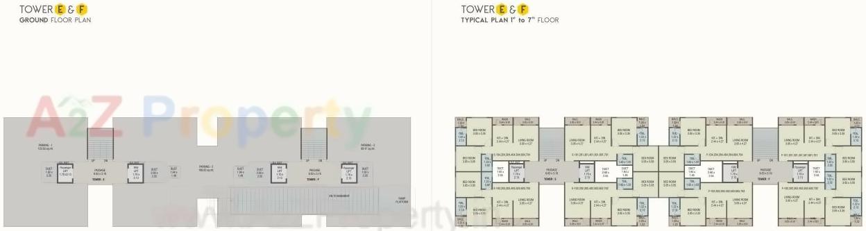 Layout of real estate project Kishan Ambrosia located at Gotri, Vadodara, Gujarat