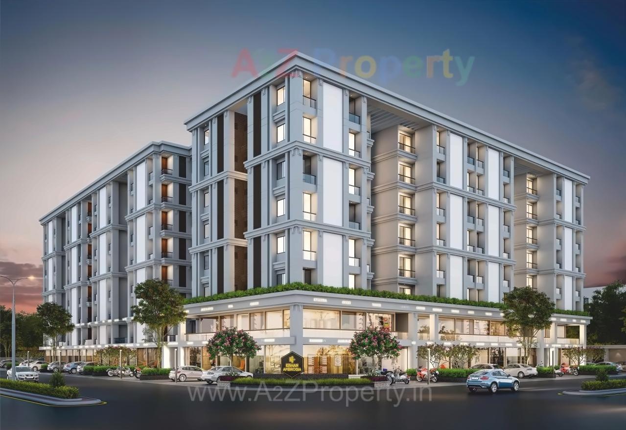 3D Elevation of real estate project Kishan Ambrosia located at Gotri, Vadodara, Gujarat