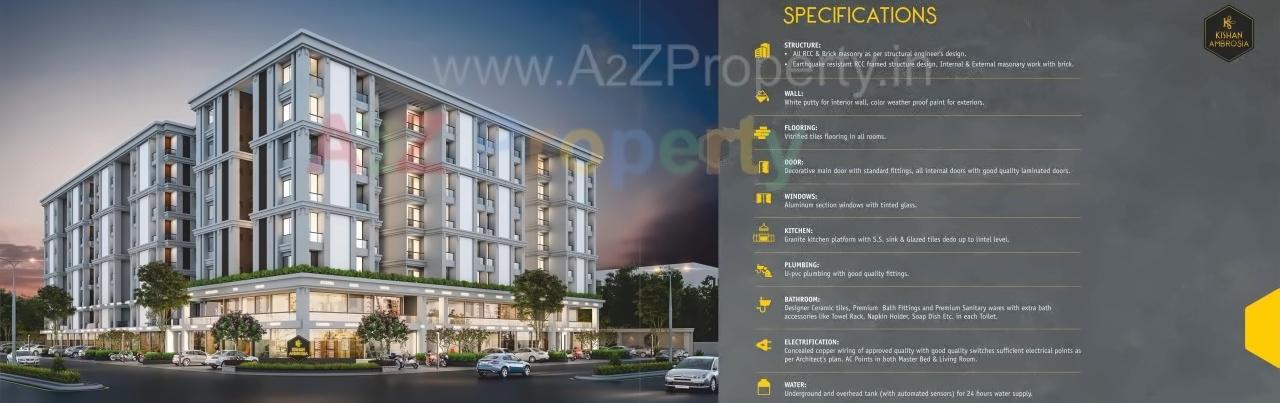  of real estate project Kishan Ambrosia located at Gotri, Vadodara, Gujarat