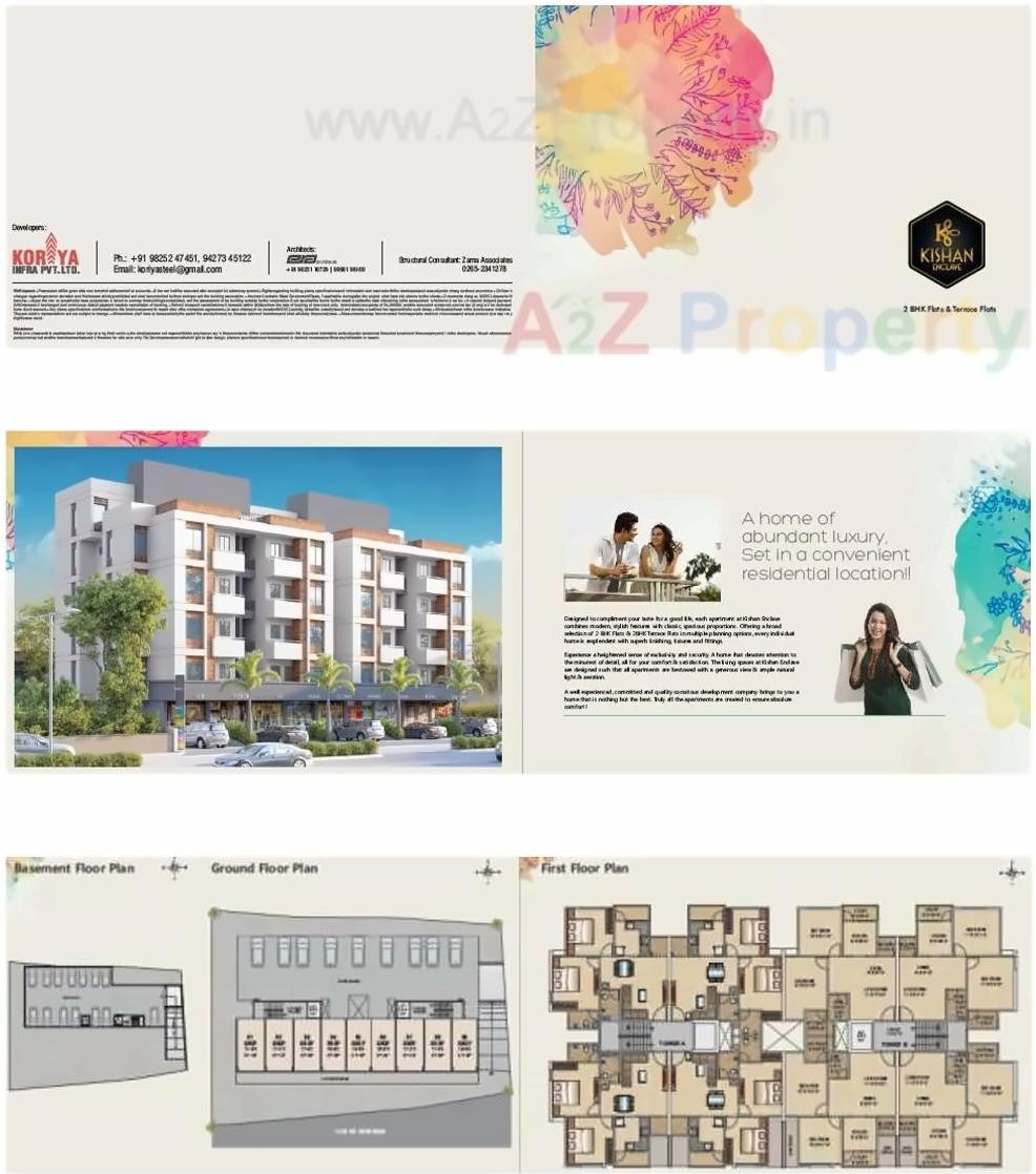  of real estate project Kishan Enclave located at Vasna, Vadodara, Gujarat