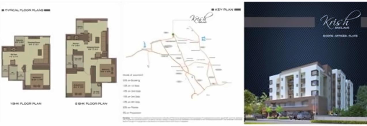  of real estate project Krish Enclave located at Bajwa, Vadodara, Gujarat