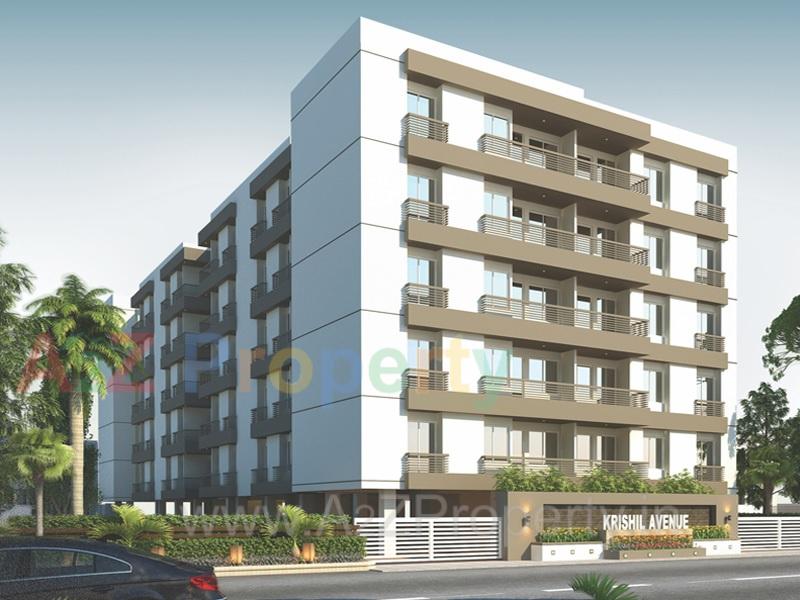 3D Elevation of real estate project Krishil Avenue located at Bhayli, Vadodara, Gujarat