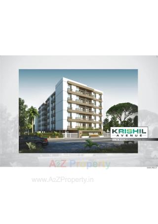 Elevation of real estate project Krishil Avenue located at Bhayli, Vadodara, Gujarat