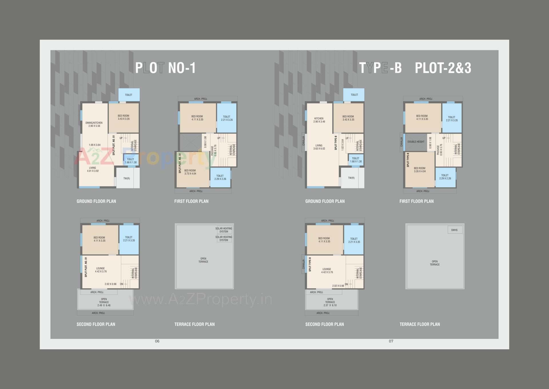 Layout of real estate project Krishna Darshan Niwas located at Ankhol, Vadodara, Gujarat
