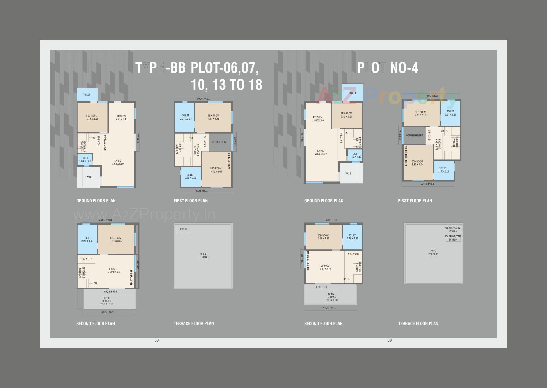 Layout of real estate project Krishna Darshan Niwas located at Ankhol, Vadodara, Gujarat
