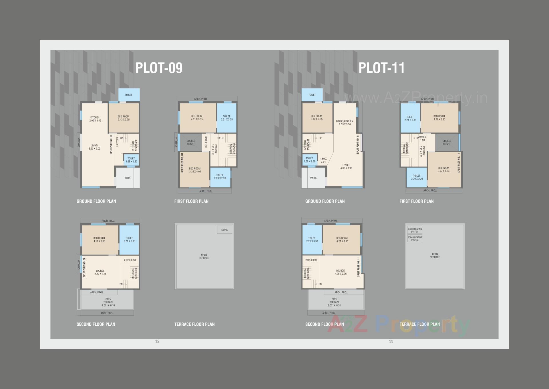 Layout of real estate project Krishna Darshan Niwas located at Ankhol, Vadodara, Gujarat