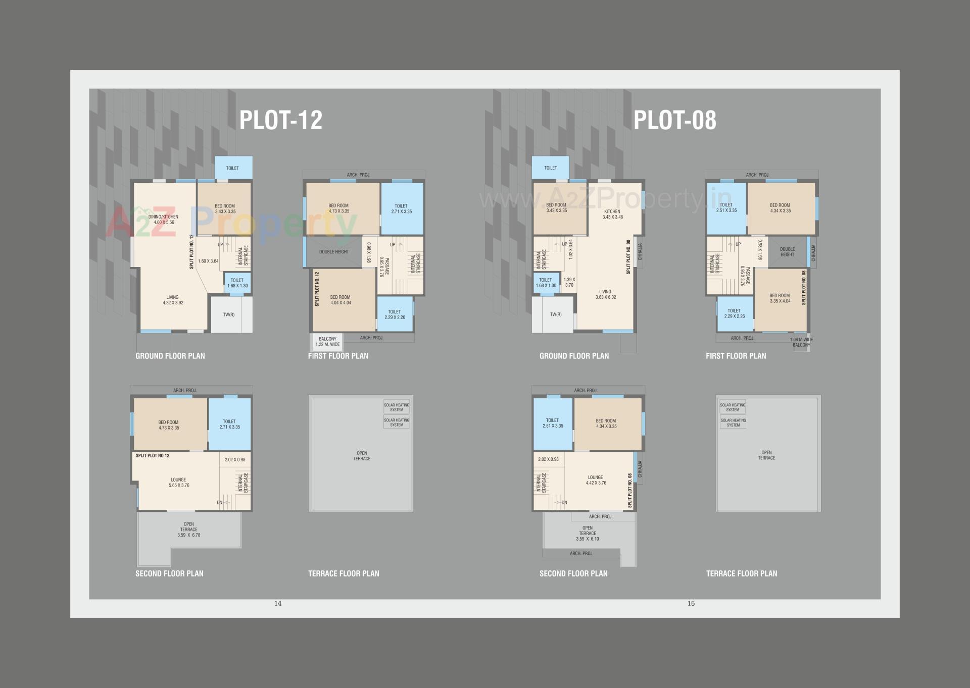 Layout of real estate project Krishna Darshan Niwas located at Ankhol, Vadodara, Gujarat