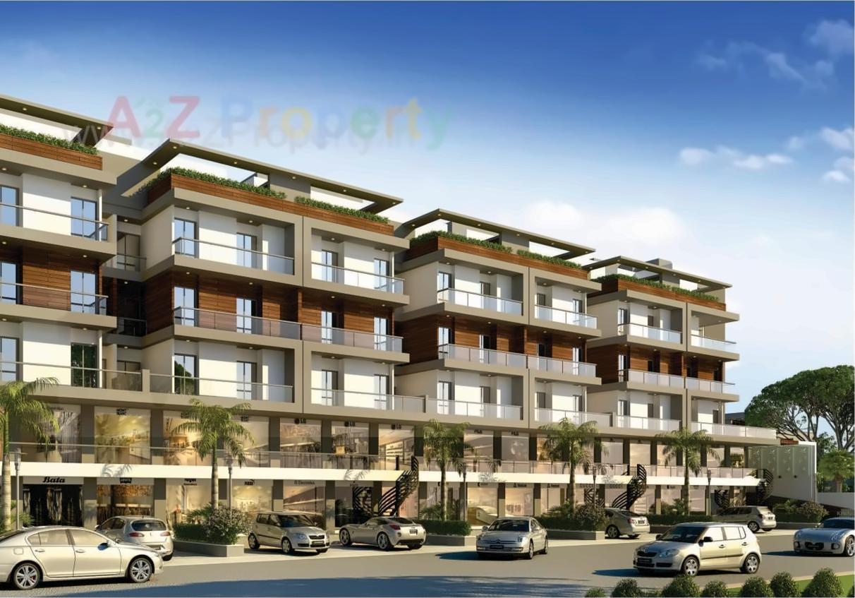 3D Elevation of real estate project Krishna Empire located at Chhani, Vadodara, Gujarat