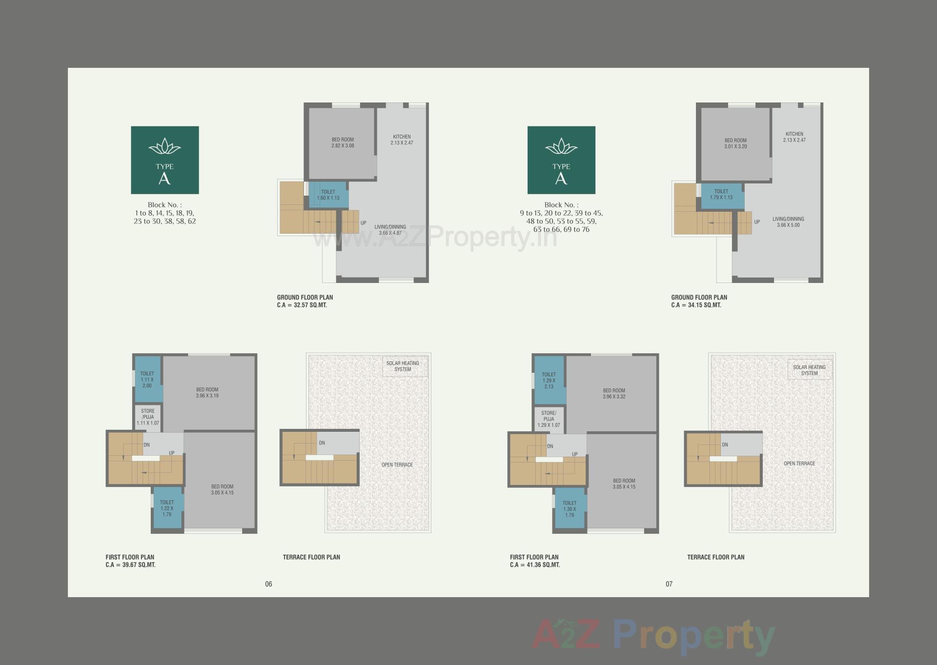 Layout of real estate project Krishna Narayan Home located at Ajod, Vadodara, Gujarat