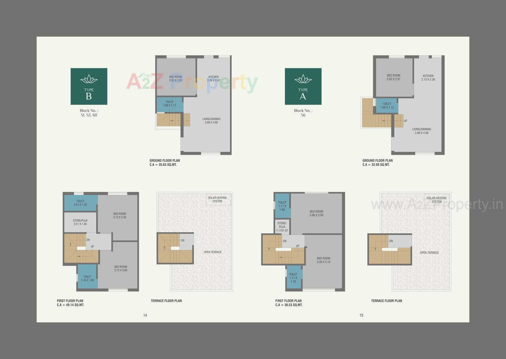 Layout of real estate project Krishna Narayan Home located at Ajod, Vadodara, Gujarat