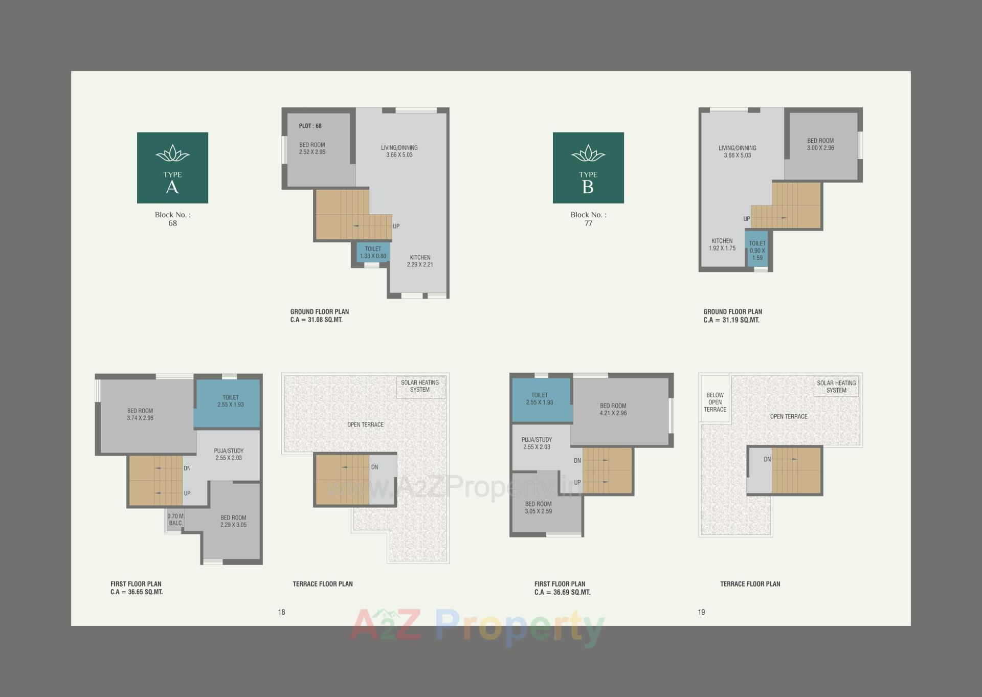 Layout of real estate project Krishna Narayan Home located at Ajod, Vadodara, Gujarat