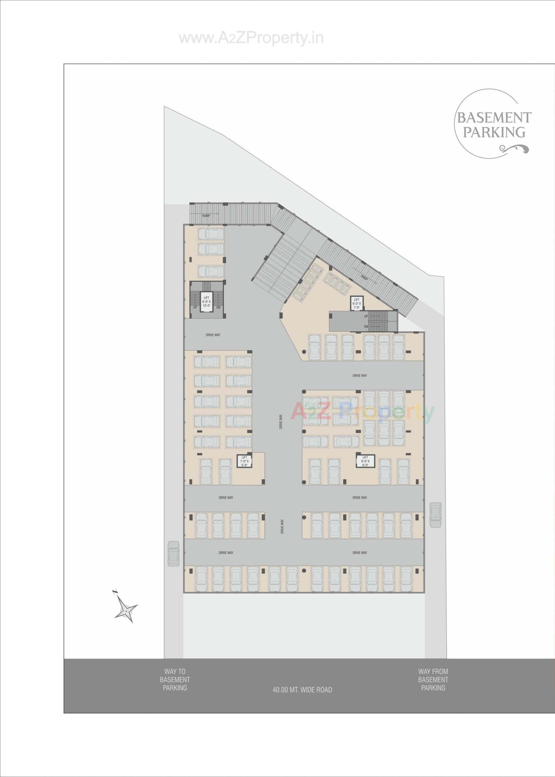 Layout of real estate project Krishna Platina located at Savad, Vadodara, Gujarat