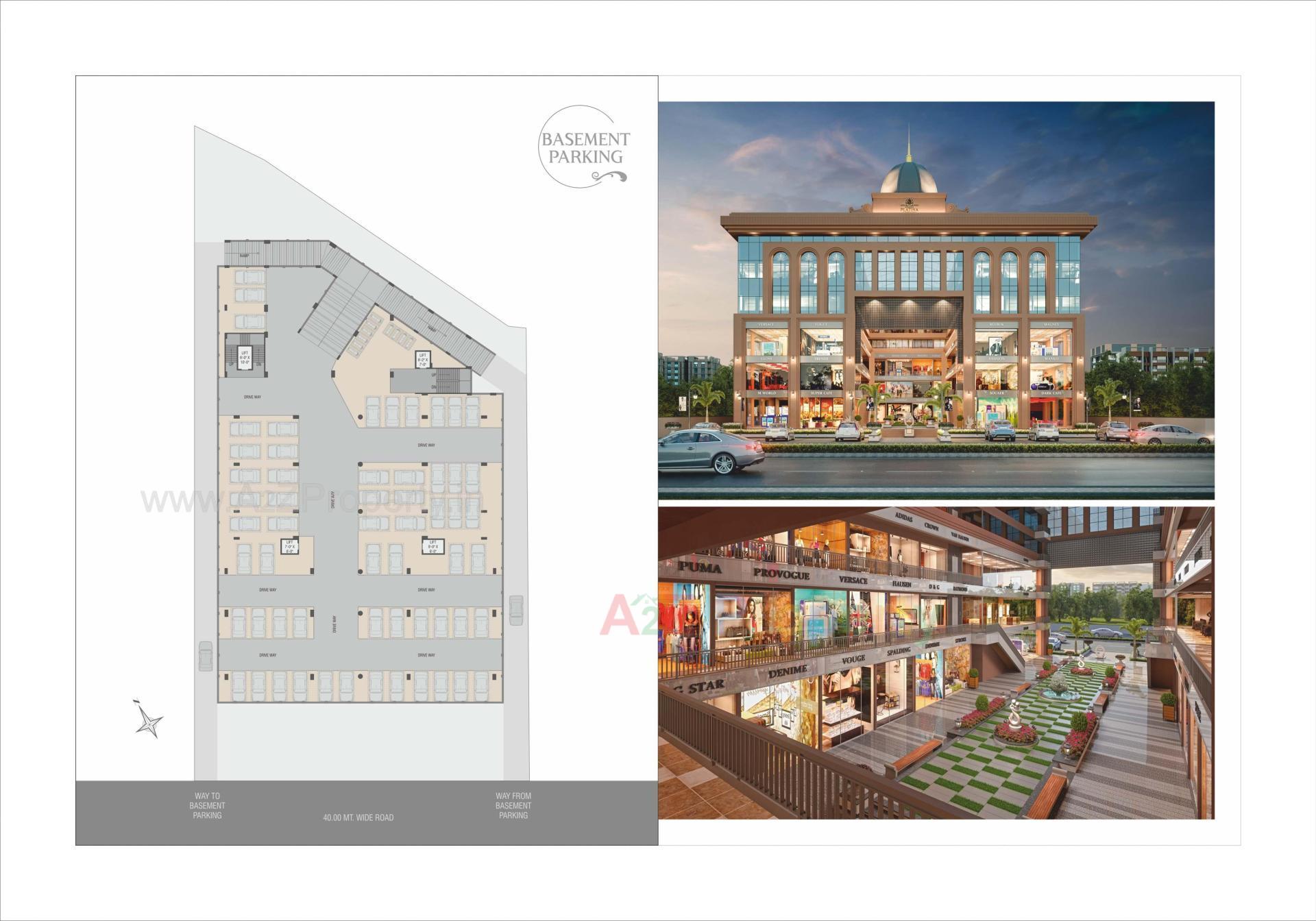 Layout of real estate project Krishna Platina located at Savad, Vadodara, Gujarat