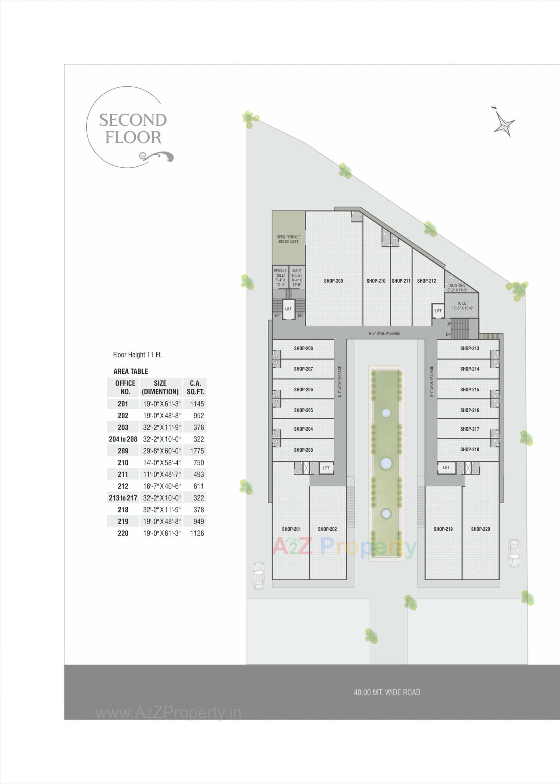 Layout of real estate project Krishna Platina located at Savad, Vadodara, Gujarat