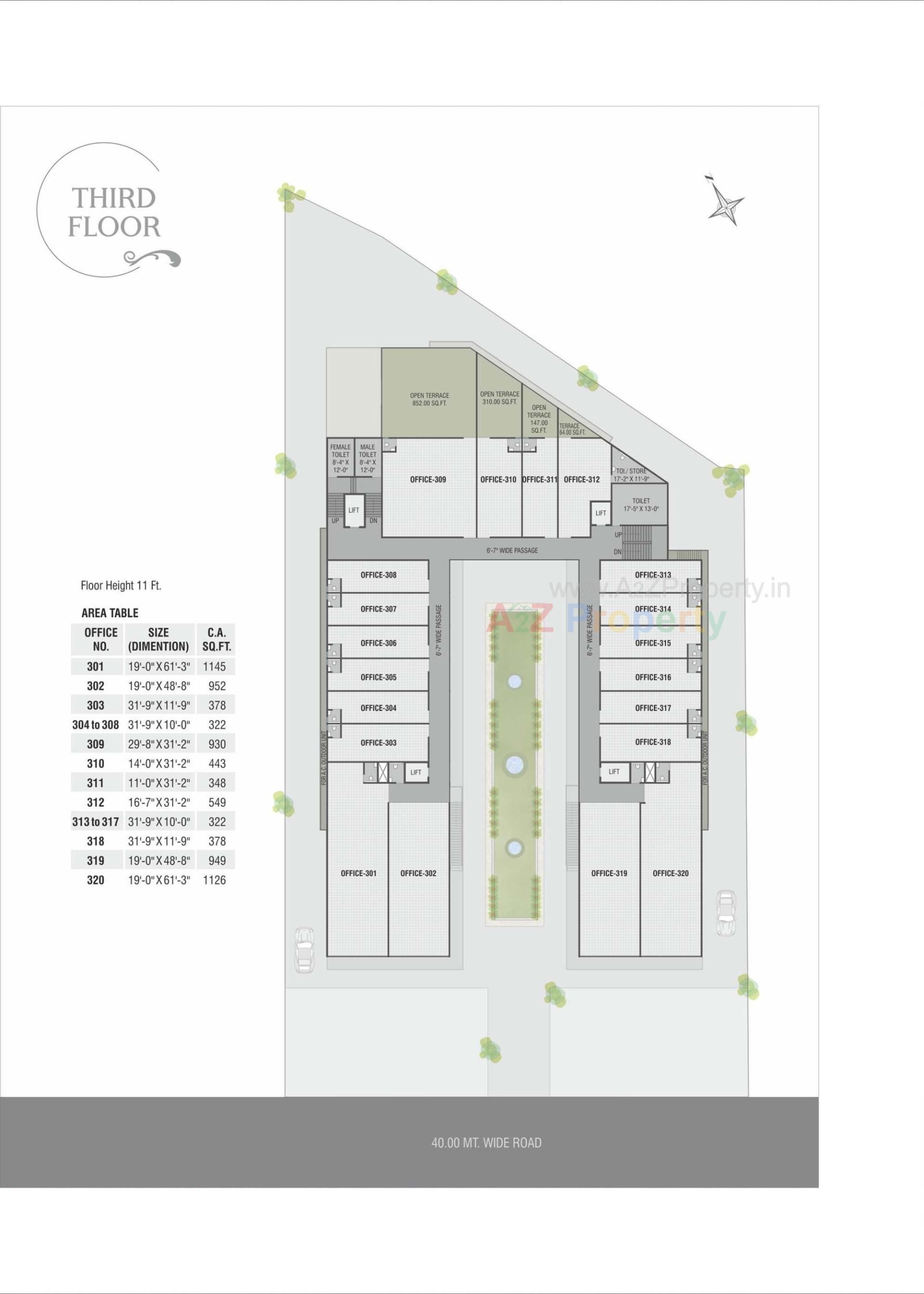 Layout of real estate project Krishna Platina located at Savad, Vadodara, Gujarat