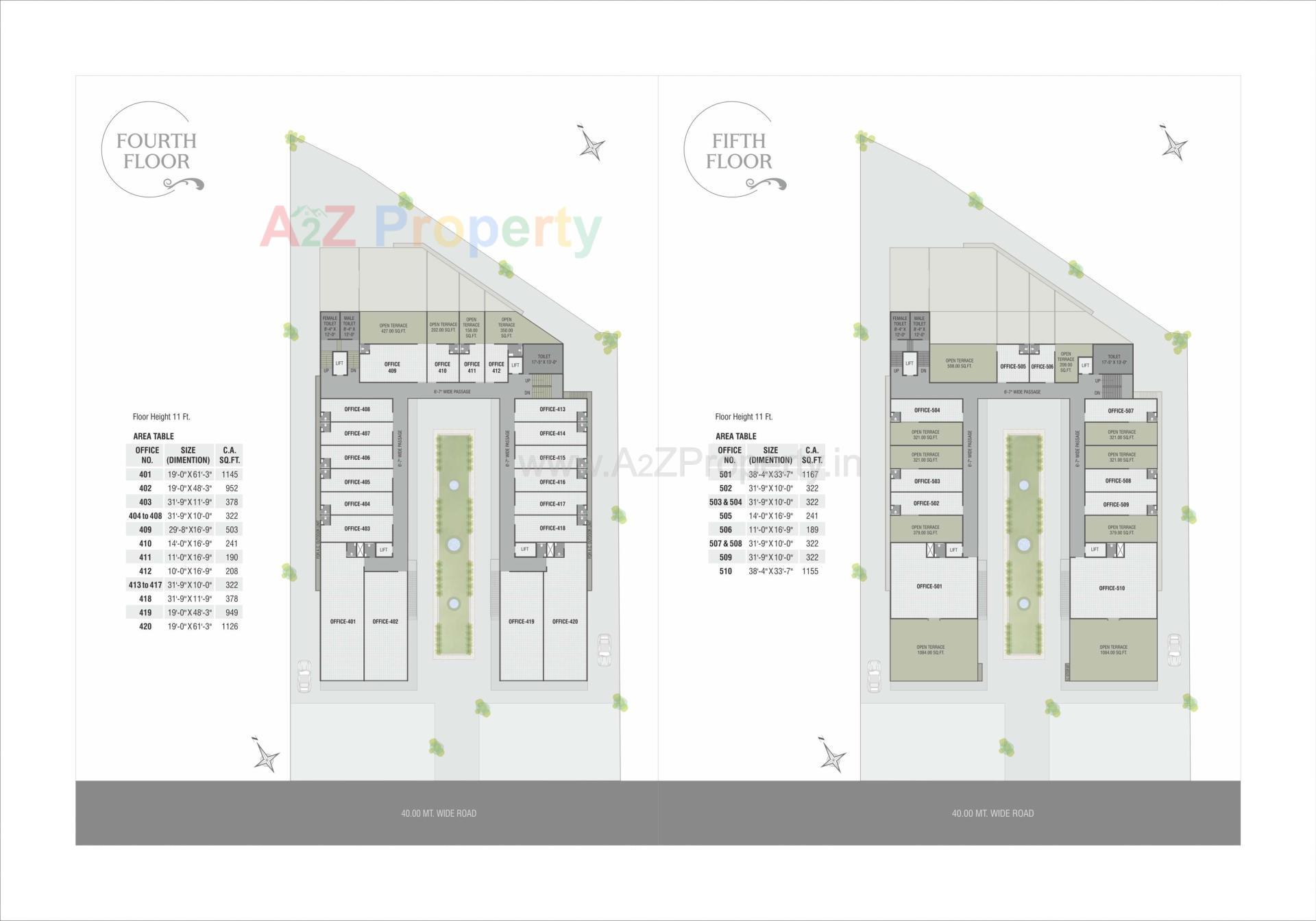Layout of real estate project Krishna Platina located at Savad, Vadodara, Gujarat