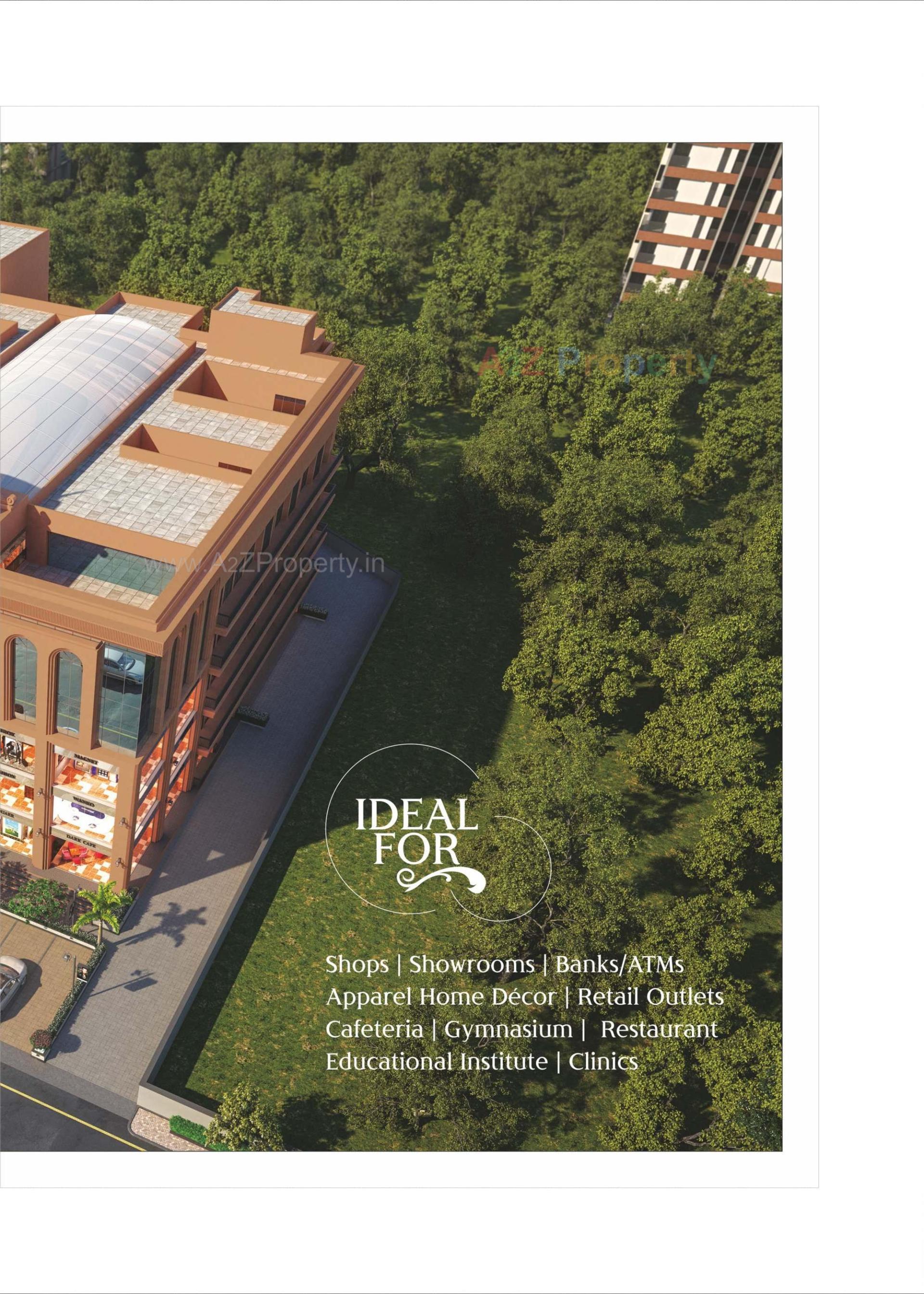 3D Elevation of real estate project Krishna Platina located at Savad, Vadodara, Gujarat