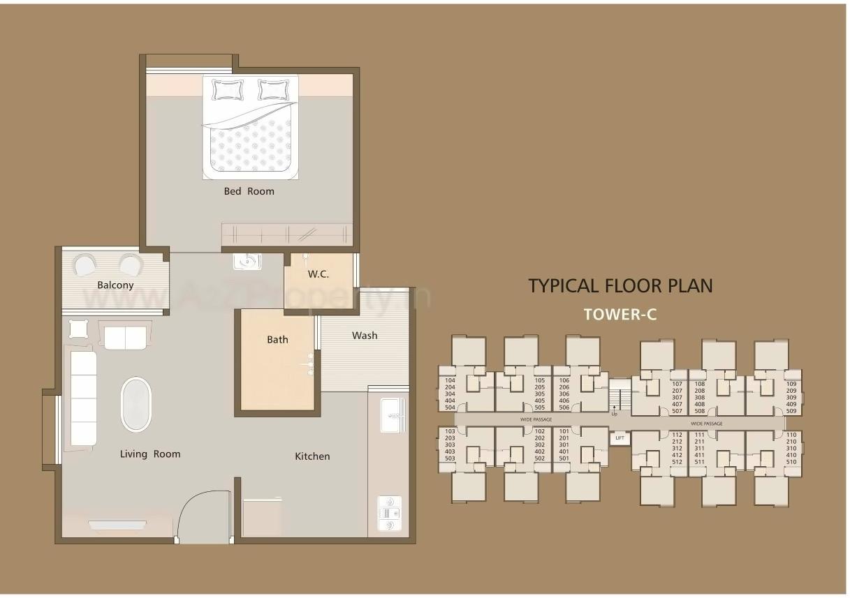 Layout of real estate project Krishna Residency located at Kapurai, Vadodara, Gujarat