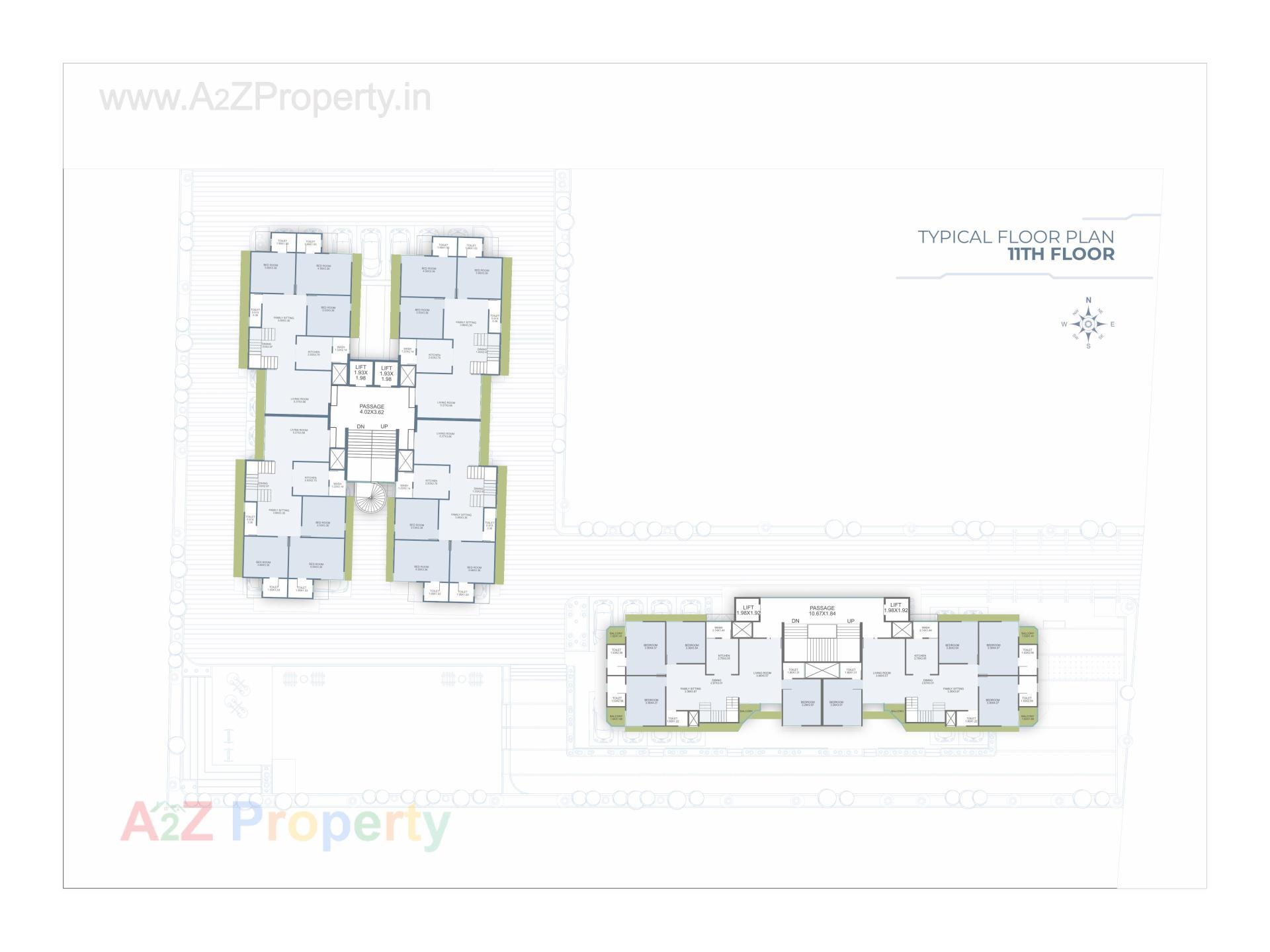 Layout of real estate project Krishna Skyvillas located at Harni, Vadodara, Gujarat