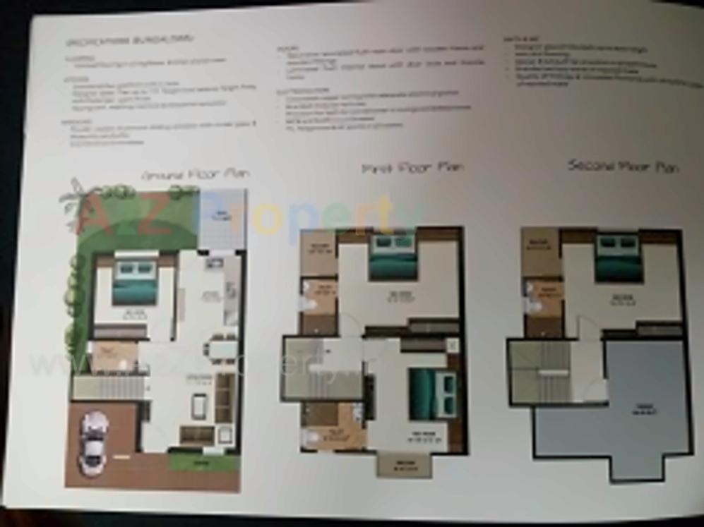 Layout of real estate project Krishna Vatikaa located at Padra, Vadodara, Gujarat