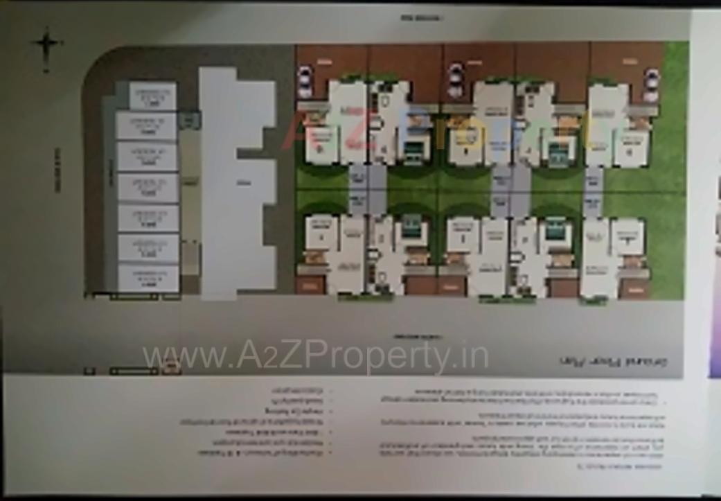 Layout of real estate project Krishna Vatikaa located at Padra, Vadodara, Gujarat