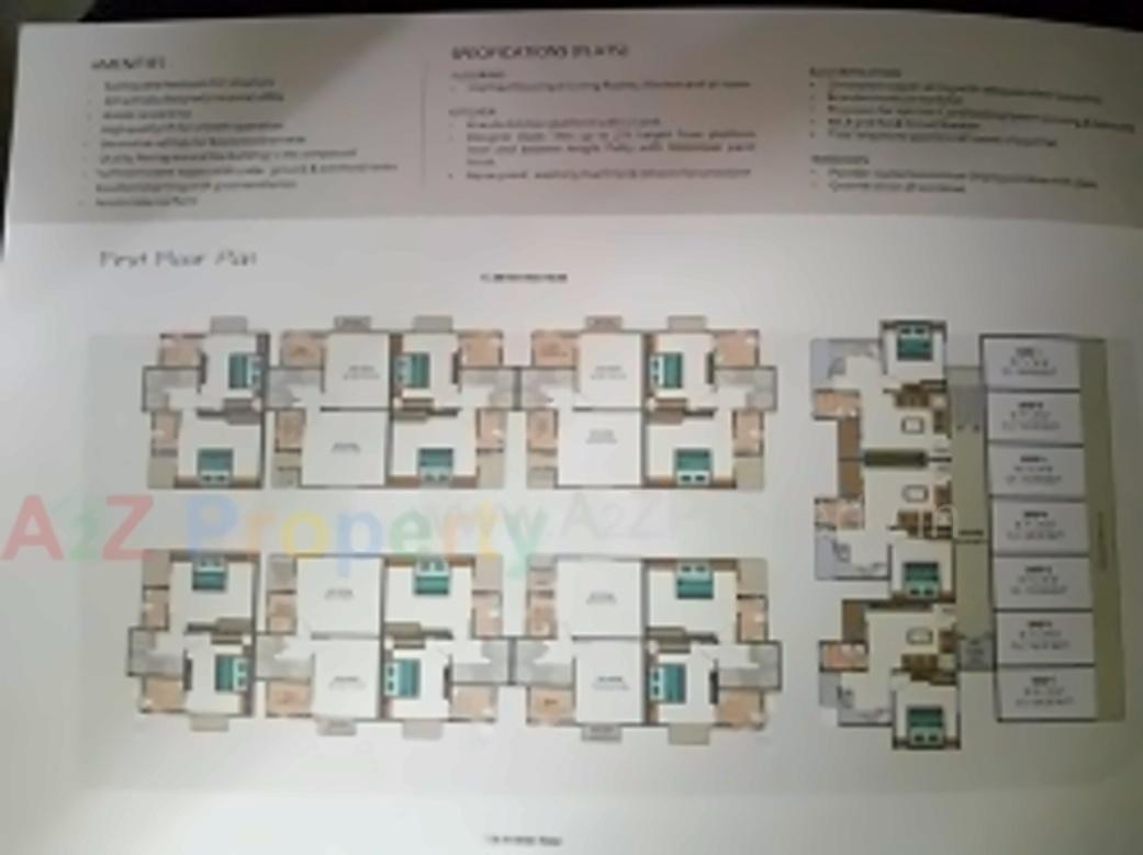 Layout of real estate project Krishna Vatikaa located at Padra, Vadodara, Gujarat