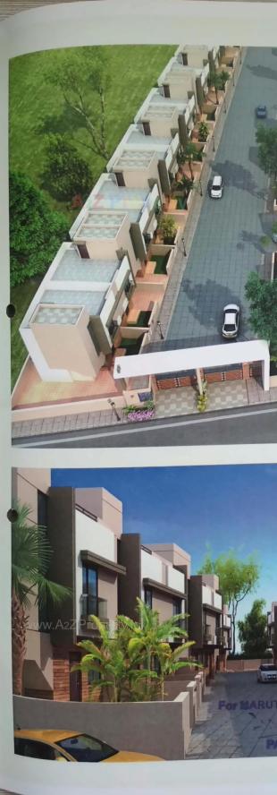 Elevation of real estate project Krishna Villa located at Dashrath, Vadodara, Gujarat