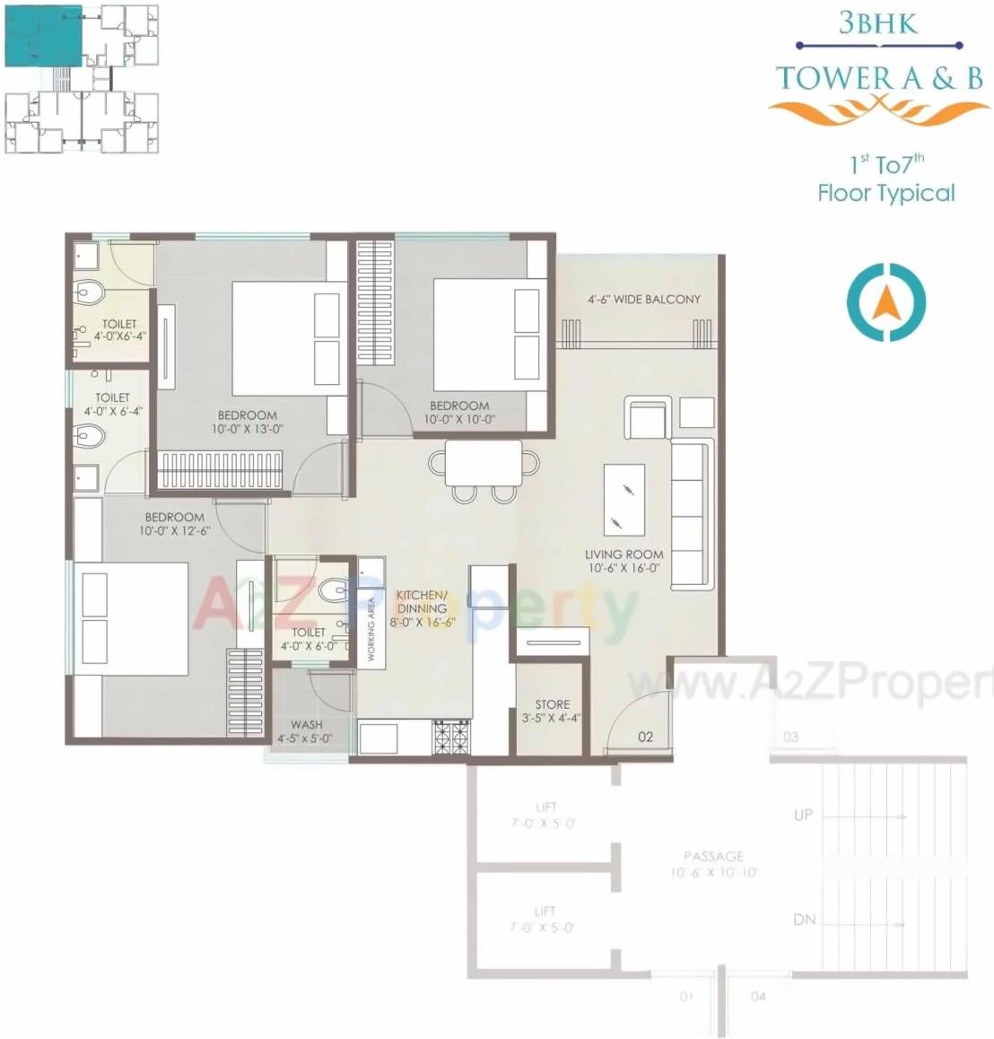 Layout of real estate project Krishnam Airwings located at Vadodara, Vadodara, Gujarat
