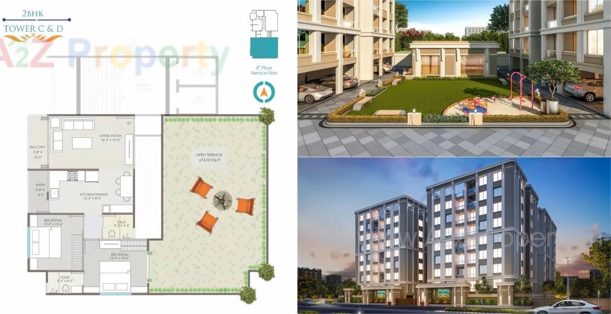 Layout of real estate project Krishnam Airwings located at Vadodara, Vadodara, Gujarat