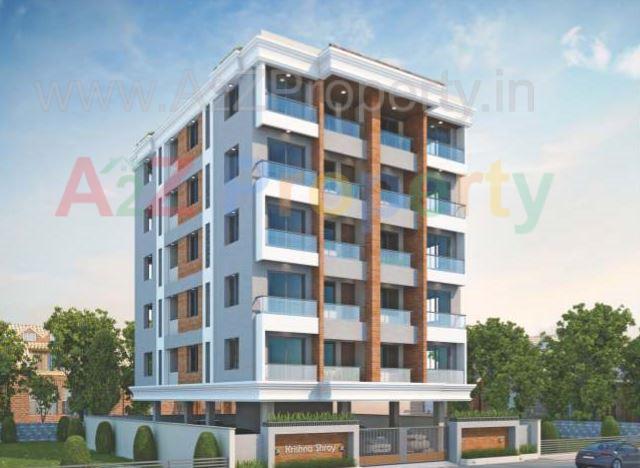 3D Elevation of real estate project Krishnashray located at Harni, Vadodara, Gujarat