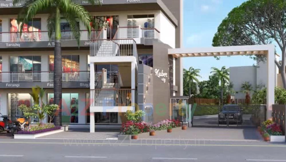 3D Elevation of real estate project Kuber City located at Ratanpur, Vadodara, Gujarat