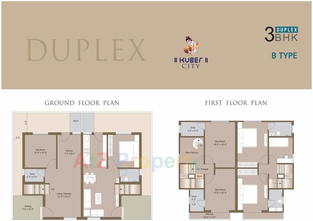 Layout of real estate project Kuber City located at Ratanpur, Vadodara, Gujarat