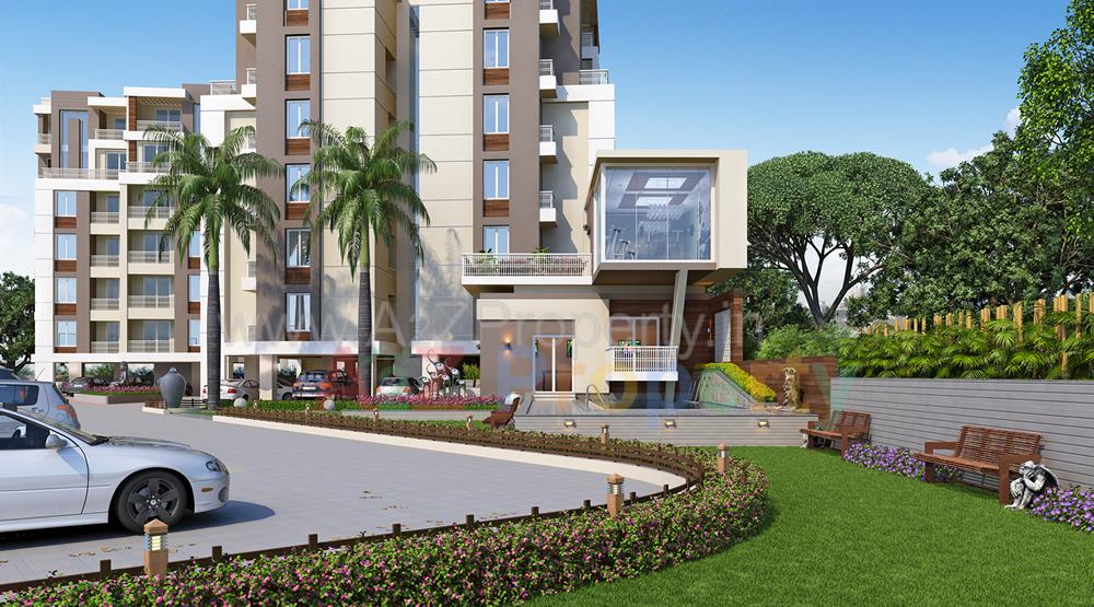 3D Elevation of real estate project Kuber Expressions located at Ratanpur, Vadodara, Gujarat