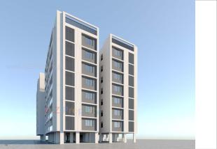 Elevation of real estate project Kunj Plaza located at Kasba, Vadodara, Gujarat