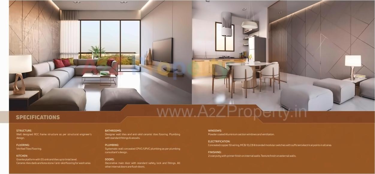 3D Elevation of real estate project Labh Elegance located at Vadodara, Vadodara, Gujarat