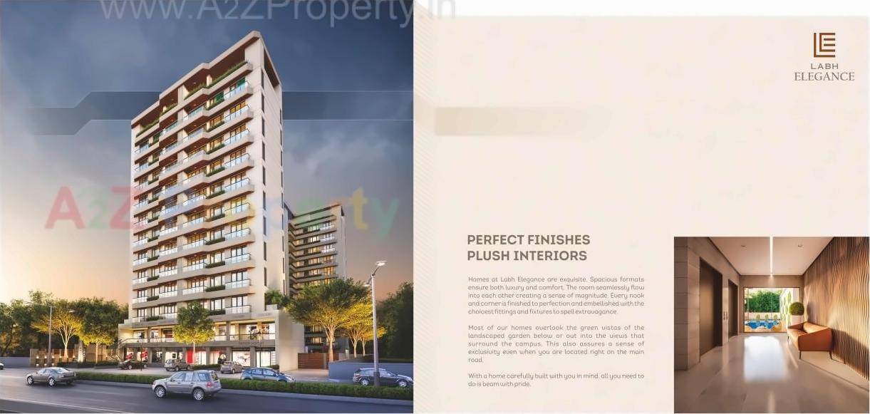 3D Elevation of real estate project Labh Elegance located at Vadodara, Vadodara, Gujarat