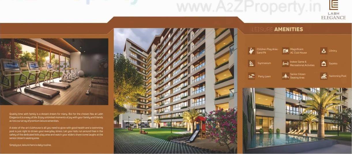 3D Elevation of real estate project Labh Elegance located at Vadodara, Vadodara, Gujarat