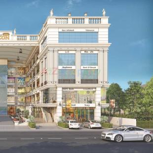 Elevation of real estate project Labh Icon located at Gotri, Vadodara, Gujarat