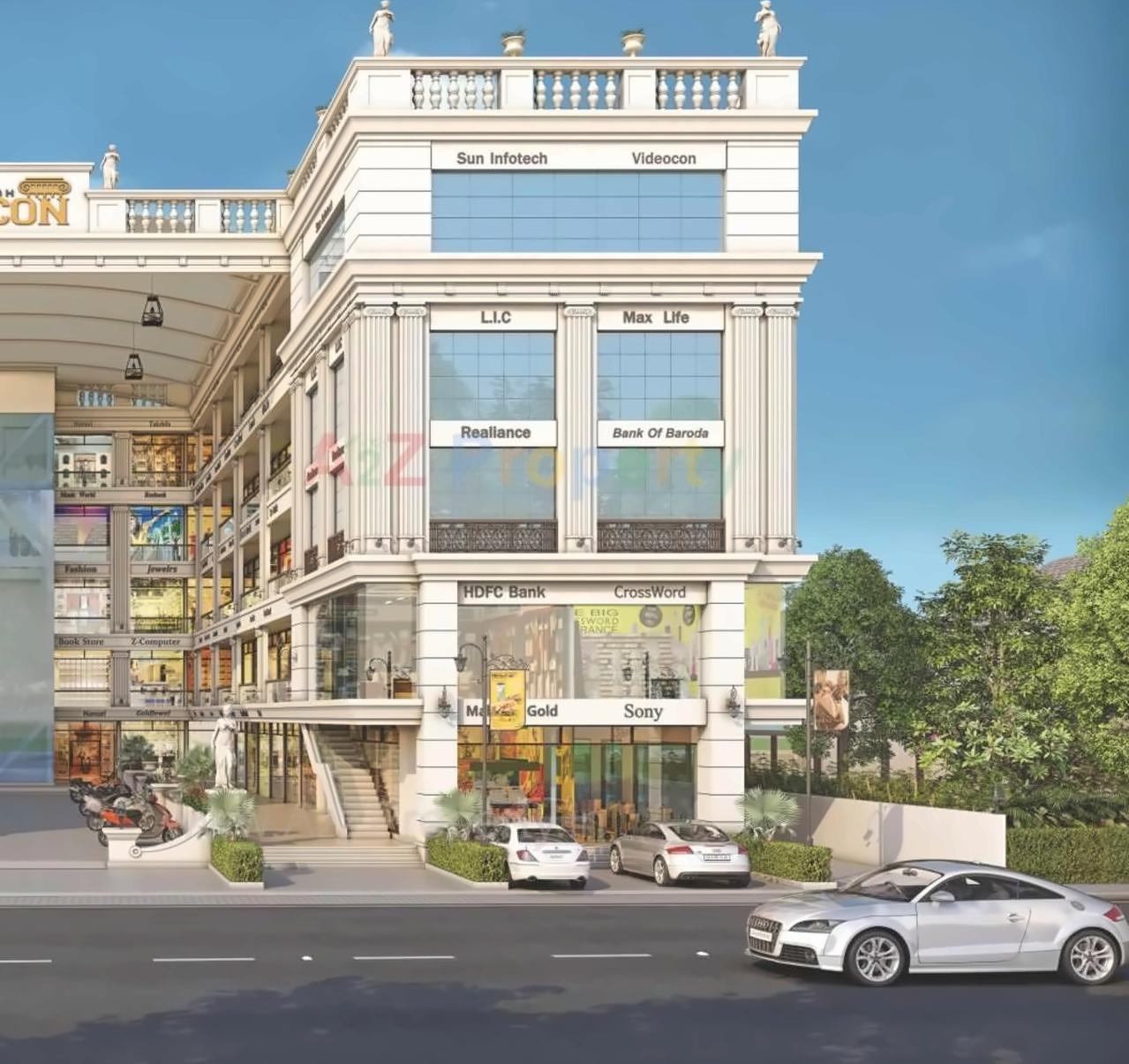 3D Elevation of real estate project Labh Icon located at Gotri, Vadodara, Gujarat