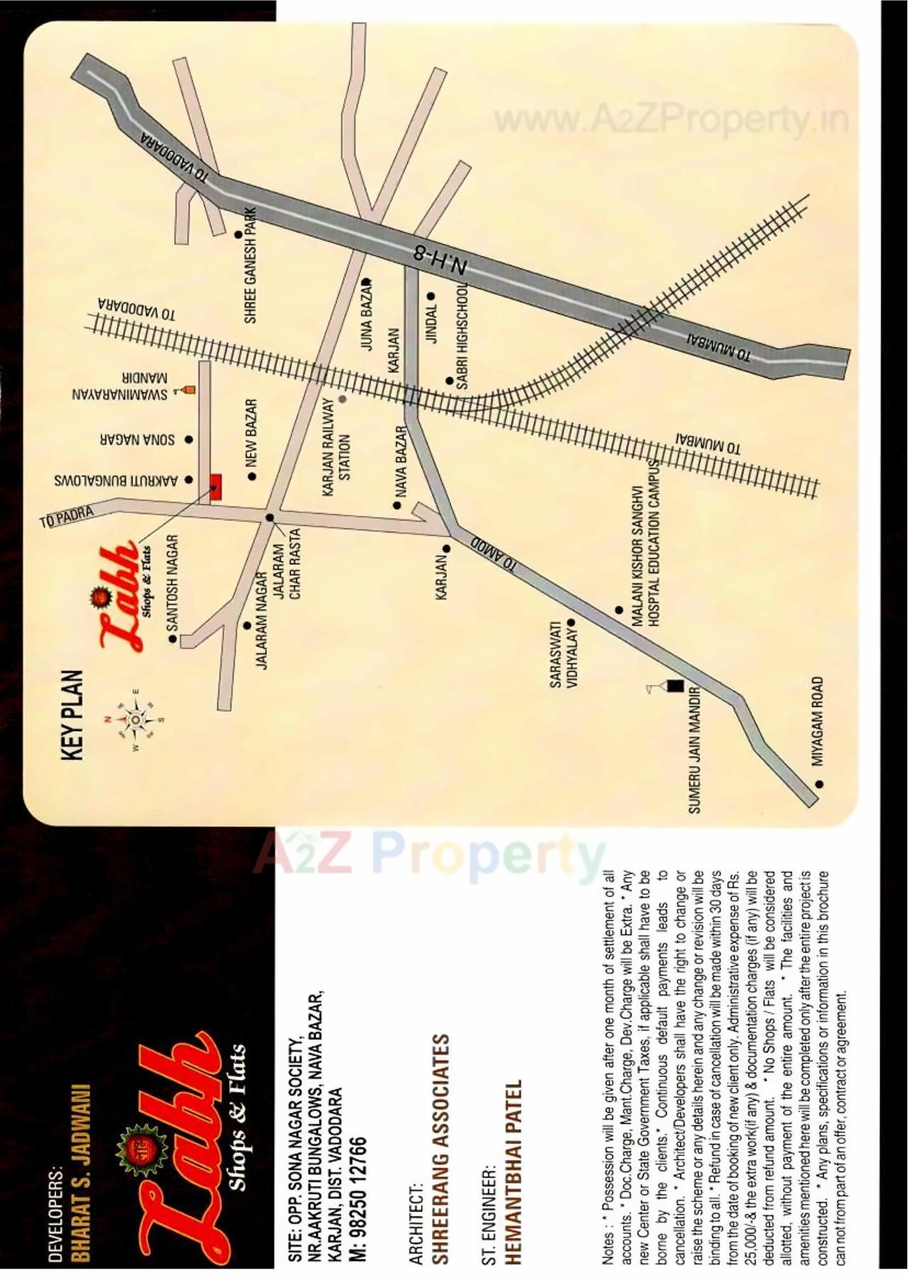  of real estate project Labh Shops   Flats located at Karjan, Vadodara, Gujarat